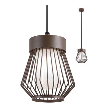 Redo 9846 - Зовнішній підвісний світильник TITTI 1xE27/42W/230V IP44 коричневий