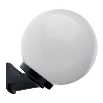 Redo 9873 - Вуличний настінний світильник SFERA 1xE27/42W/230V IP44 білий