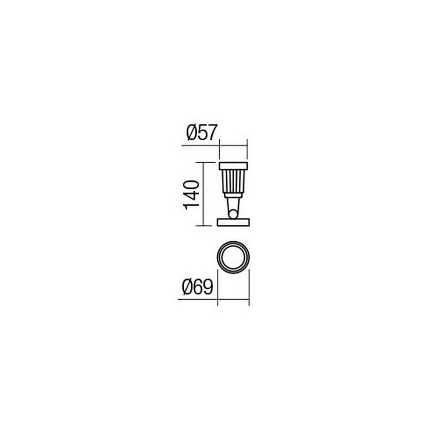 Redo 9997 - Светодиодная уличная лампа TIM LED/5W/230V 3000K IP65