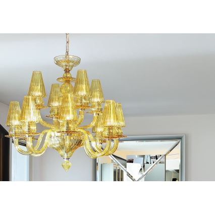 Redo IID C12 51 - Люстра на цепи IDILLIO 12xG9/48W/230V