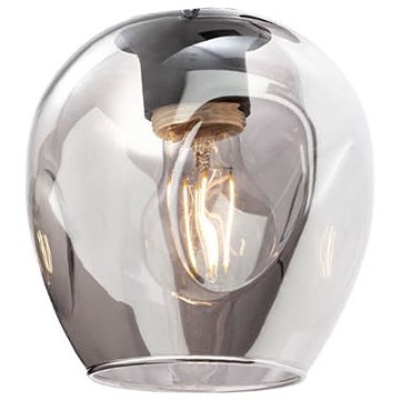 Redo - Запасной абажур для лампы, люстры PIERCE диаметр 15 см черный/дымчатый