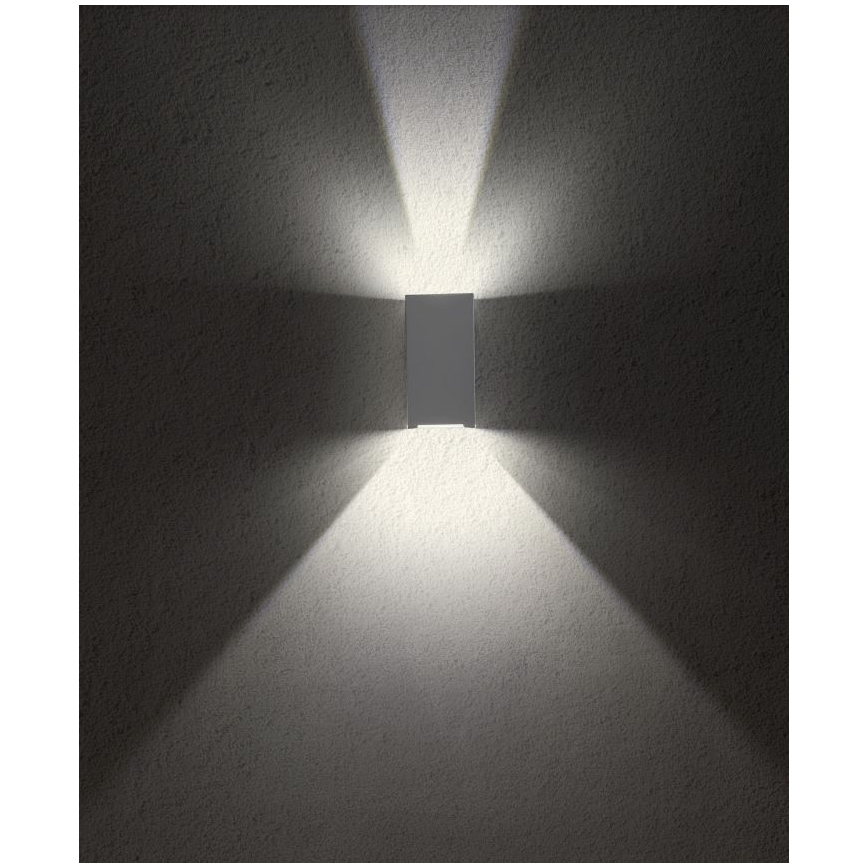 Redo 90553 - Вуличний світлодіодний настінний світильник VARY 2xLED/10W/230V 3000K IP54 антрацит