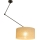 Регулируемая LED-люстра на штанге GORTA 1xE27/60W/230V джут