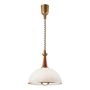 Регулируемая люстра CHIARA 1xE27/60W/230V темно-коричневый/бук
