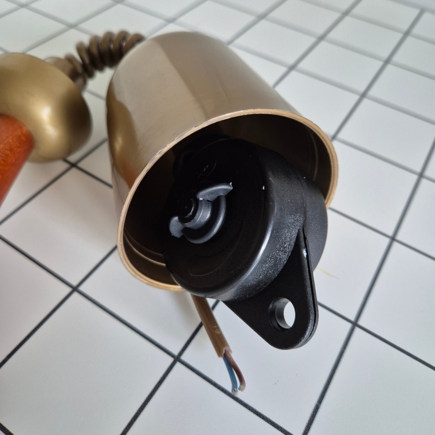 Регулируемая люстра CHIARA 1xE27/60W/230V коричневый/бук