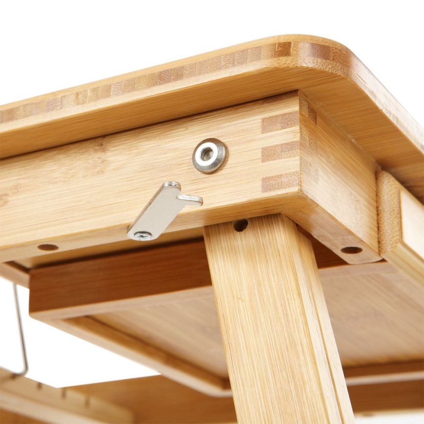 Регулируемый прикроватный столик для ноутбука LAT, коричневый