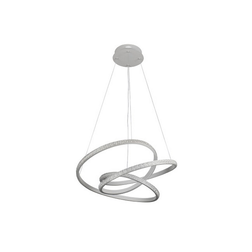 LED-підвісна люстра на тросі з регулюванням яскравості LED/90W/230V 3000-6500K діаметр 47 см + пульт дистанційного керування