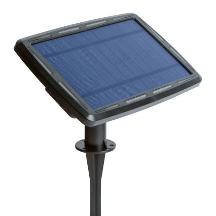 Сонячна LED гірлянда з регулюванням яскравості 25xLED/1,5W/3,7/5V 2700-10000K 2200 mAh 15 m IP65 чорна + дистанційне керування