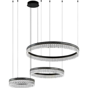 Регульована LED кришталева люстра на тросі THALIA LED/120W/230V 3000-6000K + пульт дистанційного керування