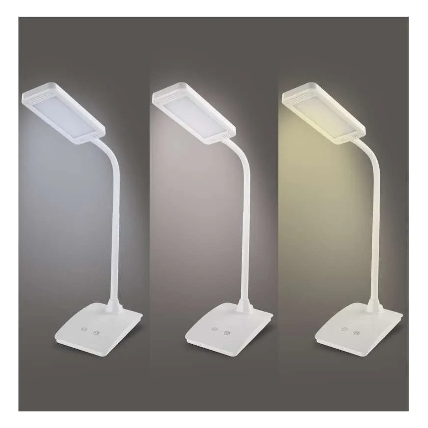 Регульована настільна LED-лампа EDDY LED/6W/230V 3000/4500/6800K біла