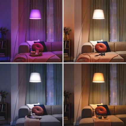 Світлодіодна RGB лампа з регулюванням яскравості Philips SMART P45 E14/4,9W/230V 2200-6500K CRI 90