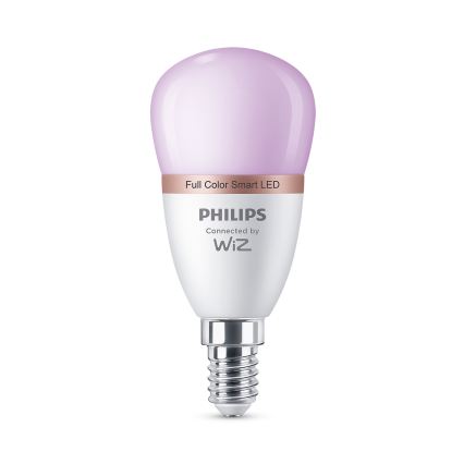 Світлодіодна RGB лампа з регулюванням яскравості Philips SMART P45 E14/4,9W/230V 2200-6500K CRI 90