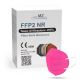 Респиратор FFP2 NR CE 0598 темно-розовый 1 шт.