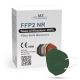 Респиратор FFP2 NR CE 0598 темно-зеленый 1 шт.