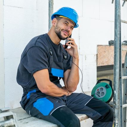 Ретлакс - подовжувач на котушці, 3 розетки, тип Е, 10 м, зелений/чорний