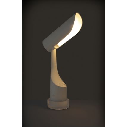 Акумуляторна настільна LED RGBW лампа з регулюванням яскравості LED/5W/5V 2000 mAh 3000/6000K білий