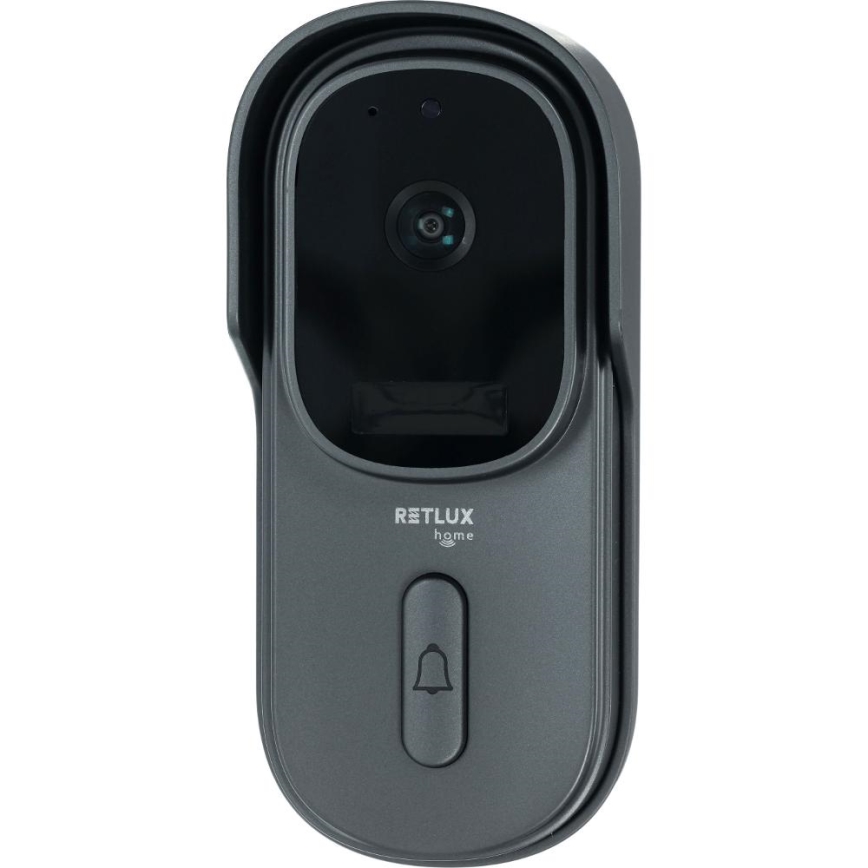 Дверной видеозвонок с датчиком движения 5MPx 1440p 5200 mAh Wi-Fi IP65 антрацит