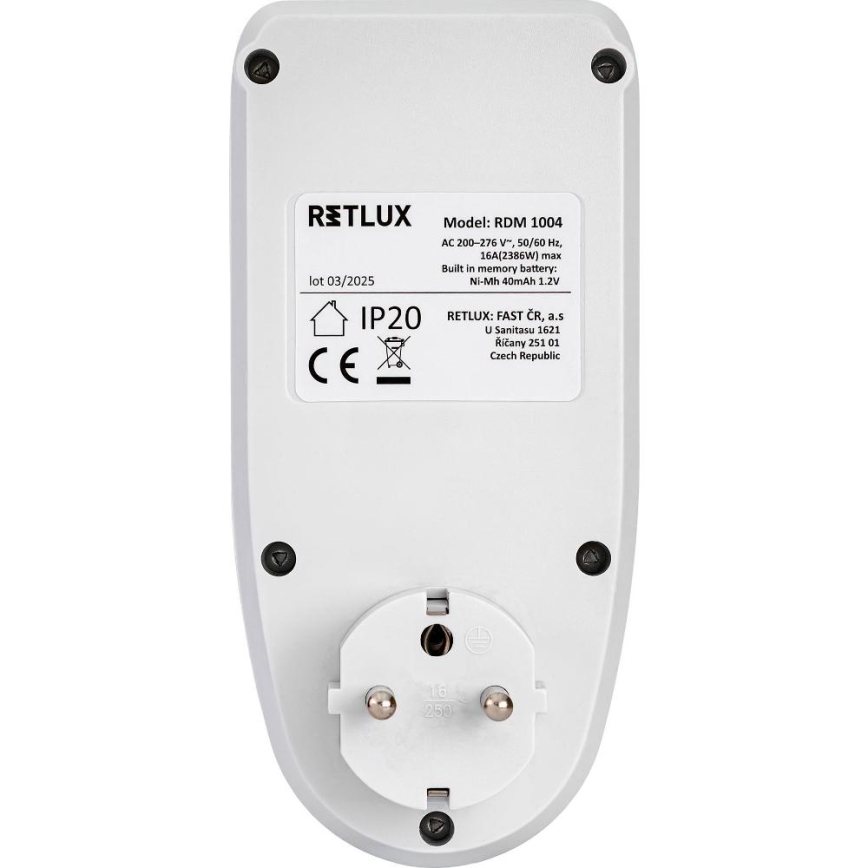 Измеритель потребления электроэнергии 3680W/230V