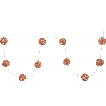 LED Декоративна гірлянда 10xLED/2xAA теплий білий
