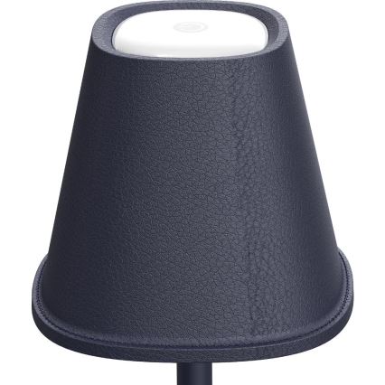LED Настільна акумуляторна лампа з регулюванням яскравості LED/3W/1800 mAh темно-синій