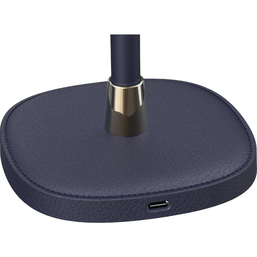 Світлодіодна регульована настільна лампа акумуляторна LED/3W/1800 mAh темно-синя
