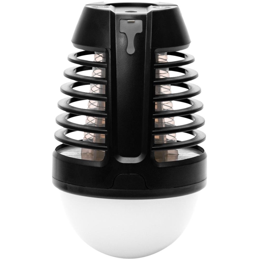 Retlux - LED портативная перезаряжаемая лампа с ловушкой для насекомых LED/5 Вт/1800 мА·ч IP44 чёрная
