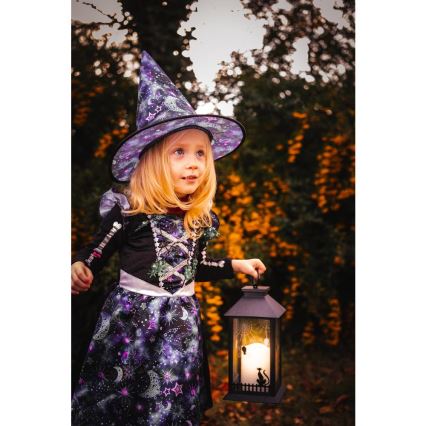 LED Прикраса HALLOWEEN LED/3xAAA/теплий білий ліхтар