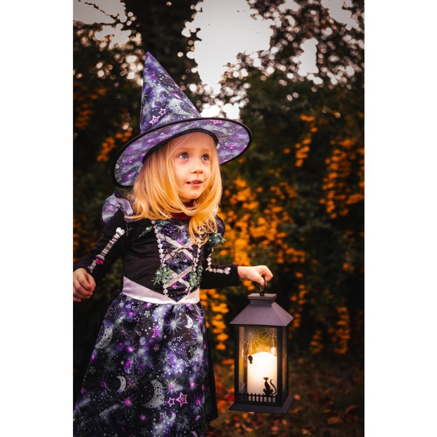 LED Прикраса HALLOWEEN LED/3xAAA/теплий білий ліхтар