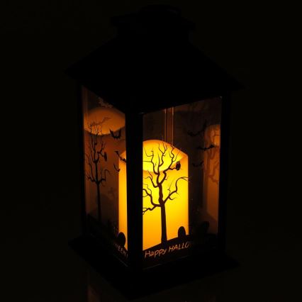 LED Прикраса HALLOWEEN LED/3xAAA/теплий білий ліхтар