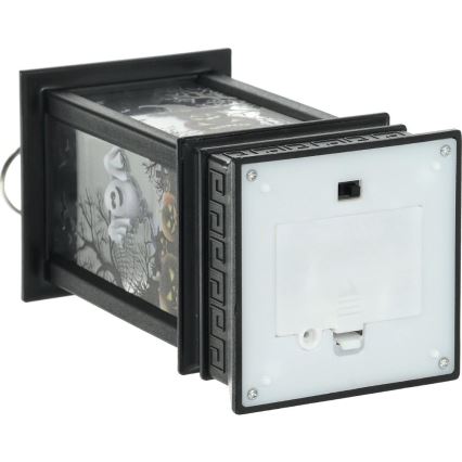 LED Прикраса HALLOWEEN LED/3xAAA/теплий білий ліхтар із гарбузами