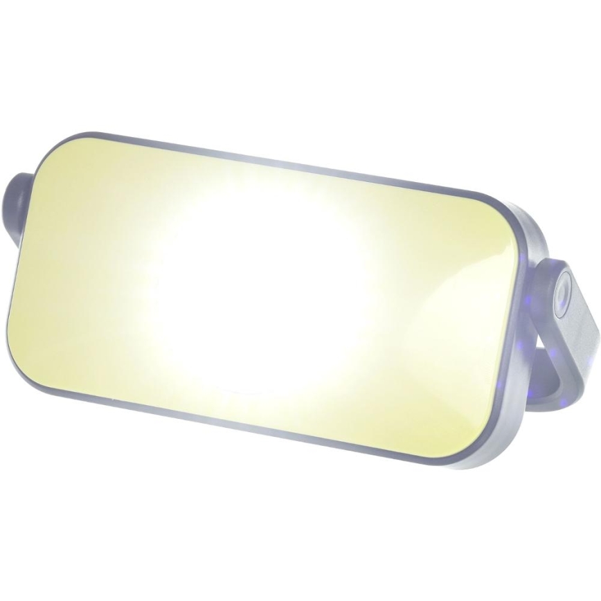 LED рабочий фонарь с функцией повербанка LED/4400 mAh IP44 жёлтый/чёрный