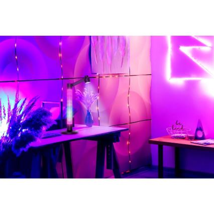 Настольная светодиодная лампа LED RGBW с регулировкой яркости LED/10 Вт/5 В 2700-6000K Wi-Fi Tuya + пульт дистанционного управления