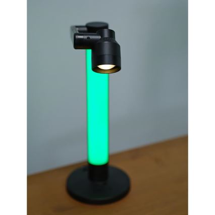 Настольная светодиодная лампа LED RGBW с регулировкой яркости LED/10 Вт/5 В 2700-6000K Wi-Fi Tuya + пульт дистанционного управления