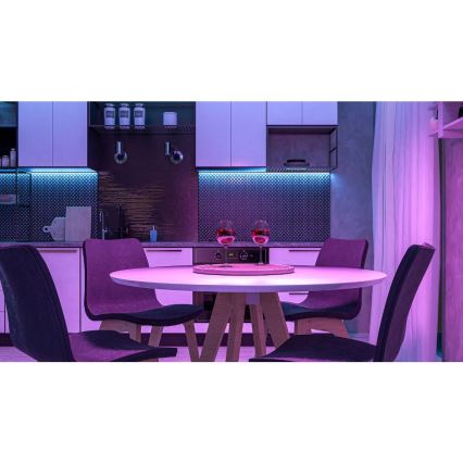 LED RGBW Розумна стрічка з регулюванням яскравості 5м LED/230V 2700-6500K Wi-Fi Tuya + пульт дистанційного керування