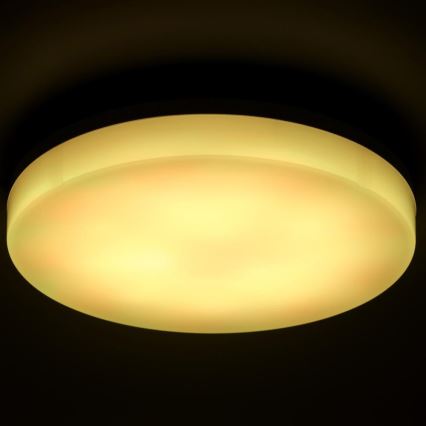 LED RGBW Стельовий світильник для ванної з регулюванням яскравості LED/20W/230V Wi-Fi IP44 білий