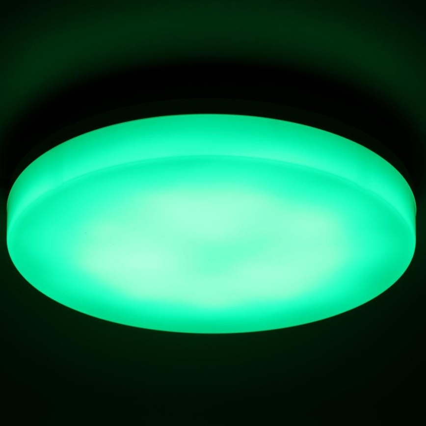 LED RGBW Стельовий світильник для ванної з регулюванням яскравості LED/20W/230V Wi-Fi IP44 білий