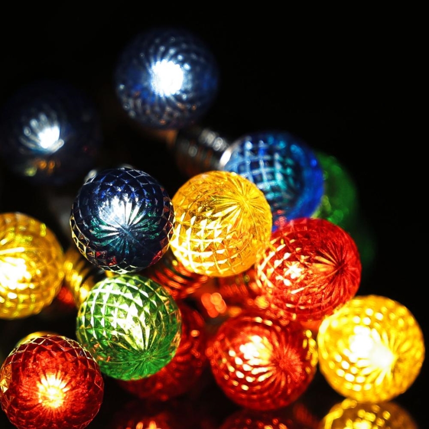 LED Різдвяна гірлянда 20xLED/2xAA/теплий білий 1,8m лампочки