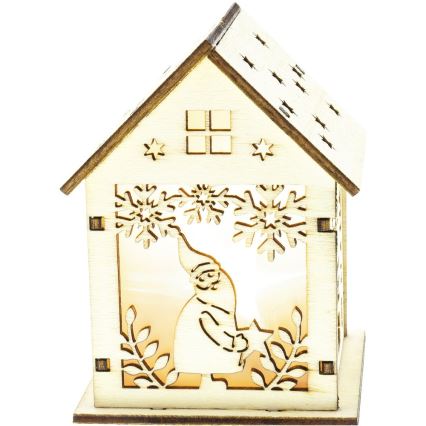 Светодиодное рождественское украшение LED/2xLR44, тёплый белый