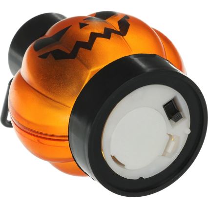 НАБІР 6x LED Прикраса HALLOWEEN LED/1xCR2032/теплий білий гарбуз