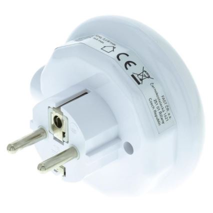 Навігаційний LED світильник з датчиком сутінків та розеткою LED/0,6W/230V