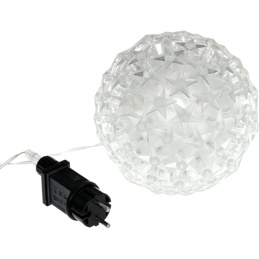 Різдвяна LED декорація LED/230V/теплий білий сфера