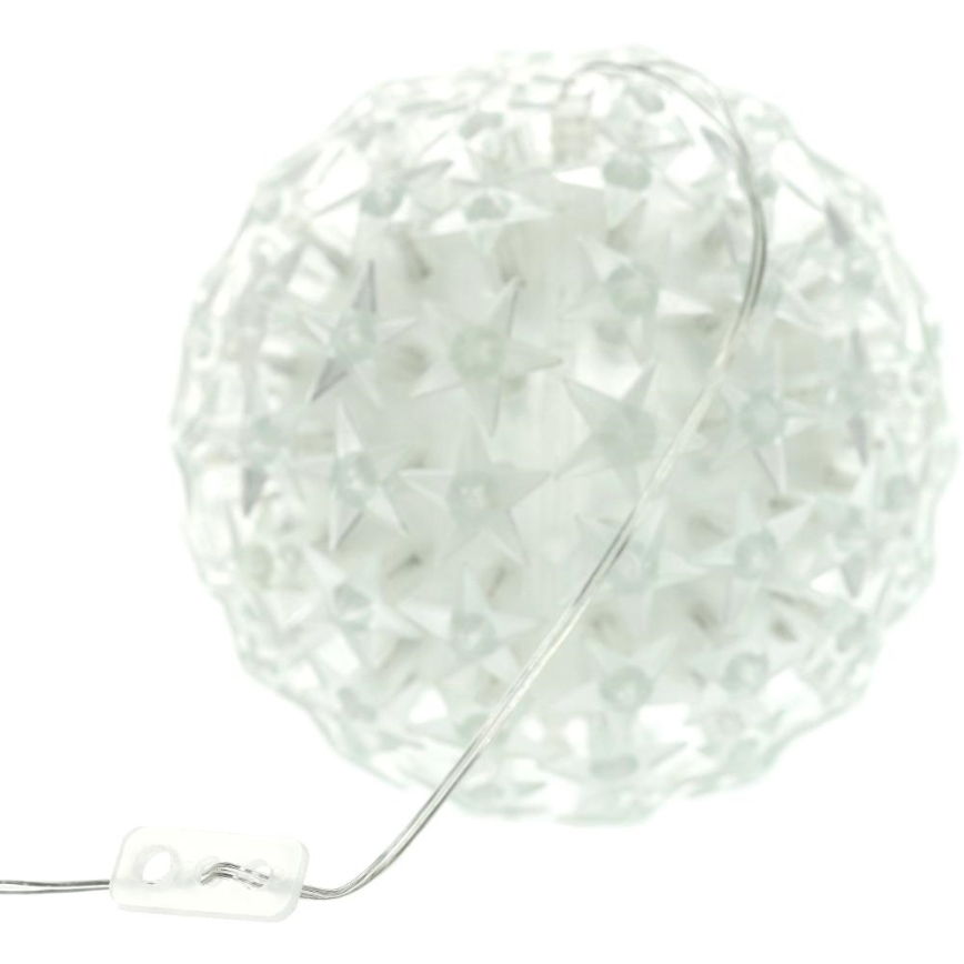 Різдвяна LED декорація LED/230V/теплий білий сфера