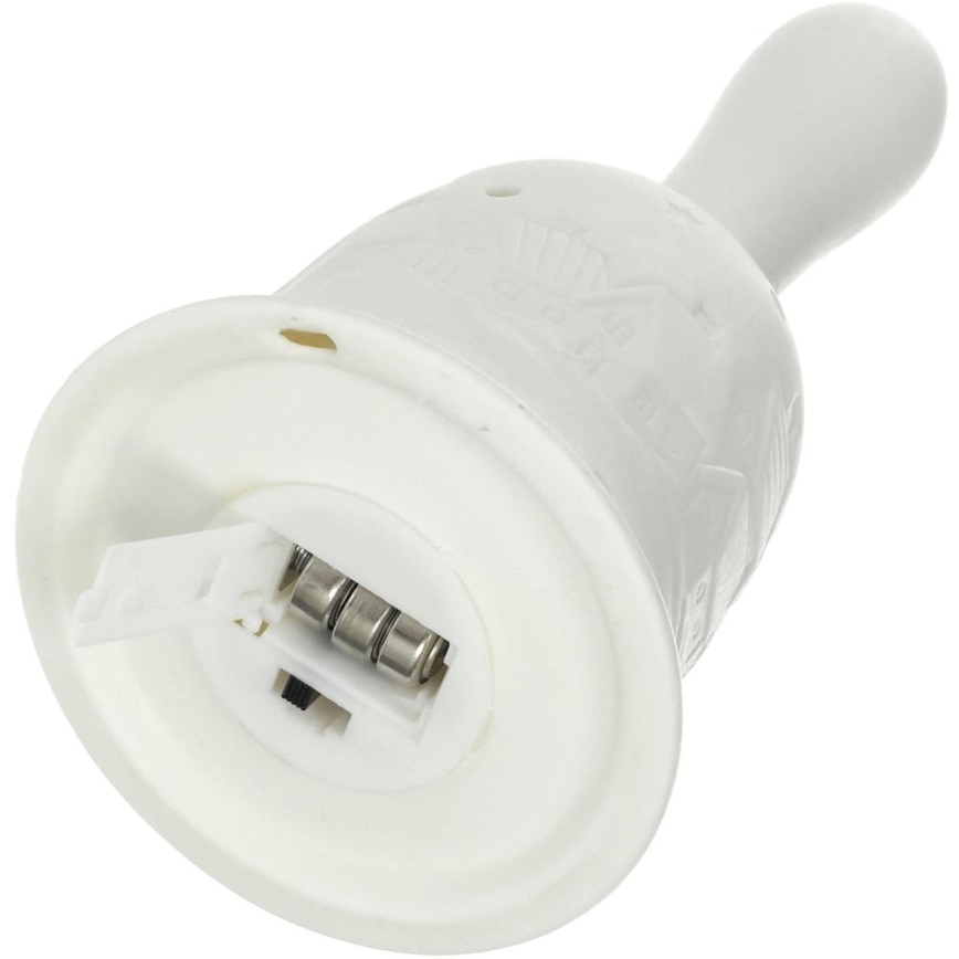 Різдвяна LED декорація LED/2xLR44/теплий білий дзвоник
