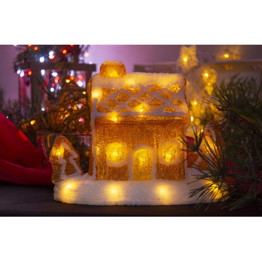 Різдвяна LED декорація LED/3xAA теплий білий