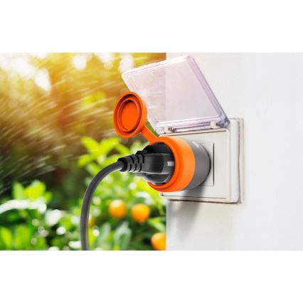 Розумна вулична розетка 3680W/230V/Тип F SCHUKO/16A Wi-Fi IP44