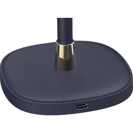 Светодиодная аккумуляторная настольная лампа с регулированием яркости LED/3W/1800 mAh темно-синий