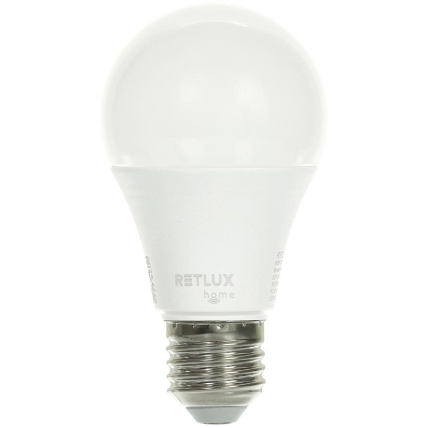 Светодиодная RGBW-лампочка с регулированием яркости A60 E27/9W/230V 2700-6500K Wi-Fi Tuya
