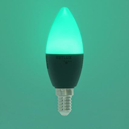 Светодиодная RGBW-лампочка с регулированием яркости C37 E14/4,5W/230V 2700-6500K Wi-Fi Tuya