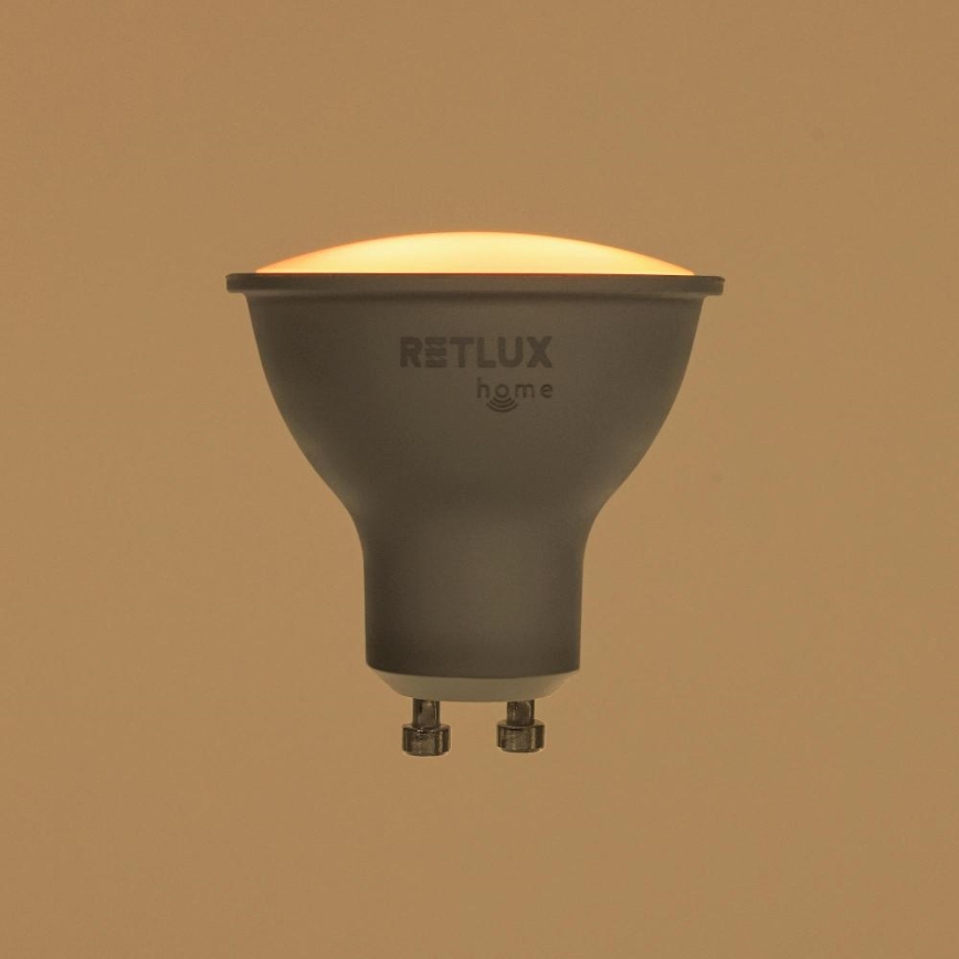 Светодиодная RGBW-лампочка с регулированием яркости MR16 GU10/4,5W/230V 2700-6500K Wi-Fi Tuya