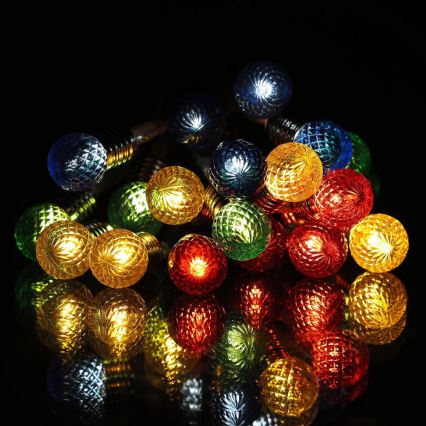 Светодиодная рождественская гирлянда 20xLED/2xAA/теплый белый 1,8 м лампочки